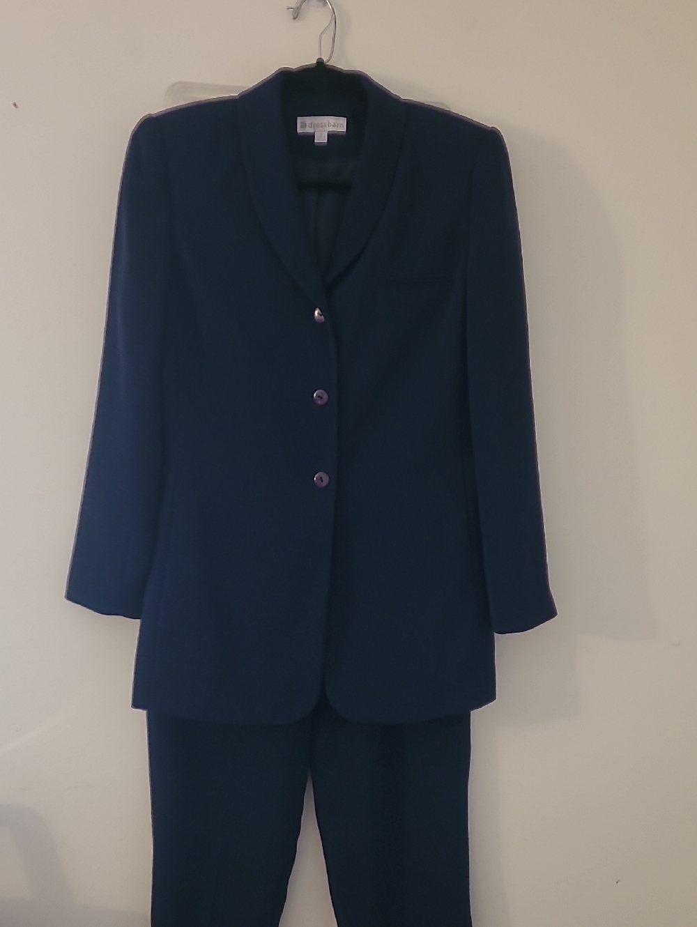 Dress Barn Dark Navy Tailored Suit